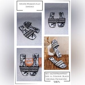 SHEIN Sandals - SHUZIA Women's Flat Sandals